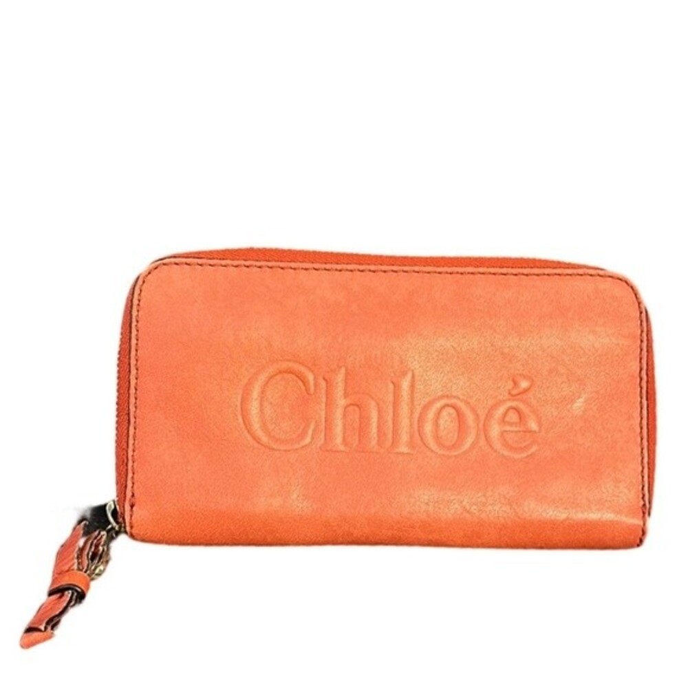 Authentic Chloe, Metallic Copper Zippy Long Wallet 7in x 4in